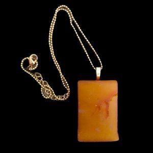 Baltic butterscotch amber pendant